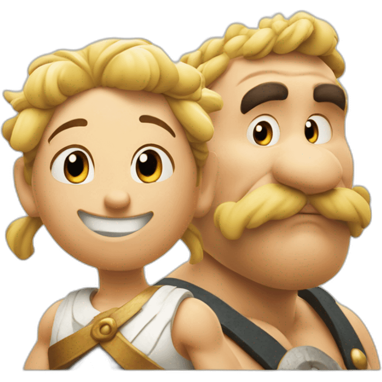 Asterix and obelix emoji