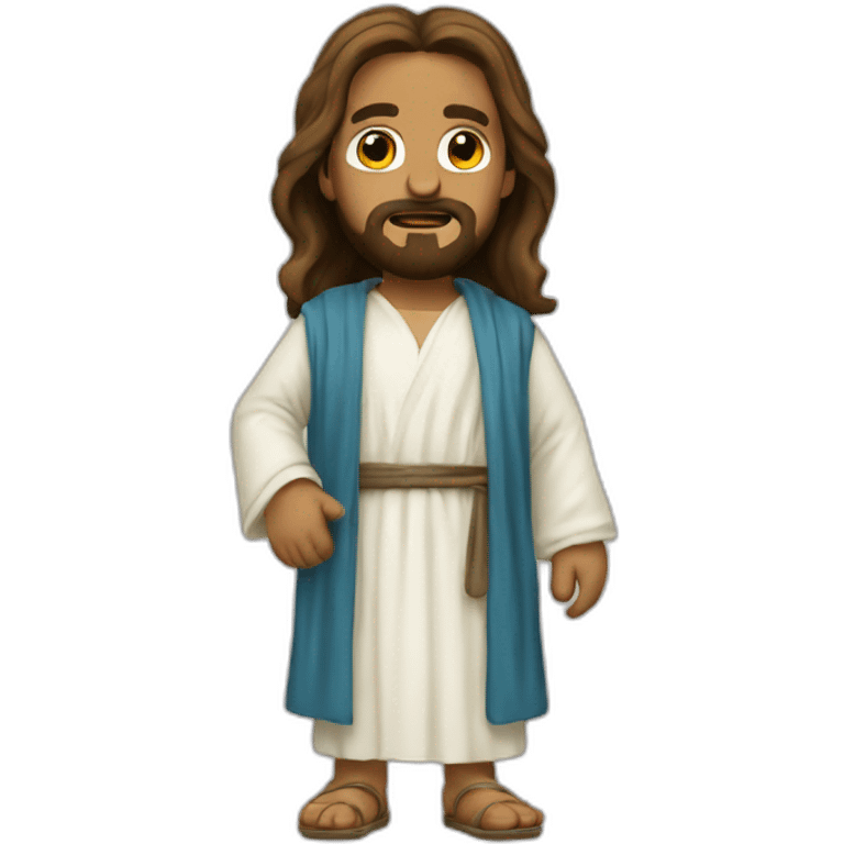 jesus as a gangsta emoji