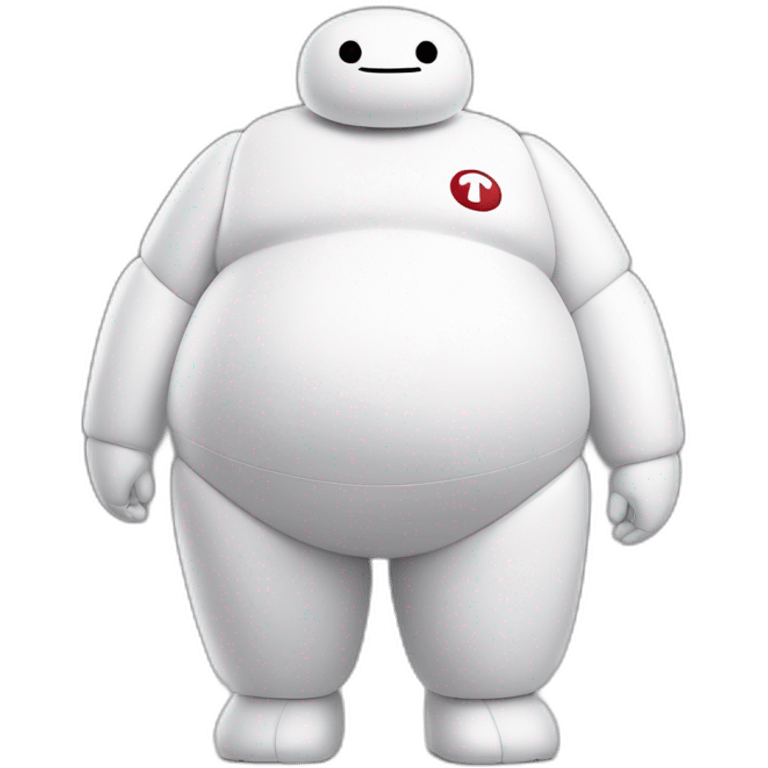 Baymax wearing prada emoji