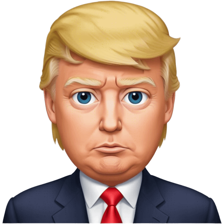 photorealistic Donald Trump emoji