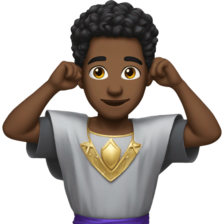 future prince with magic emoji