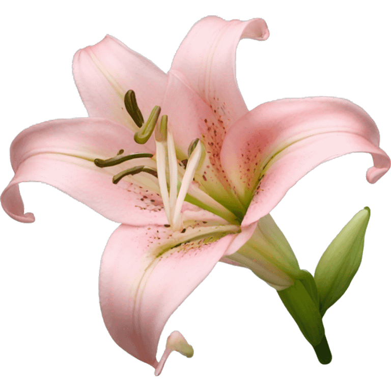 light pink lilium emoji