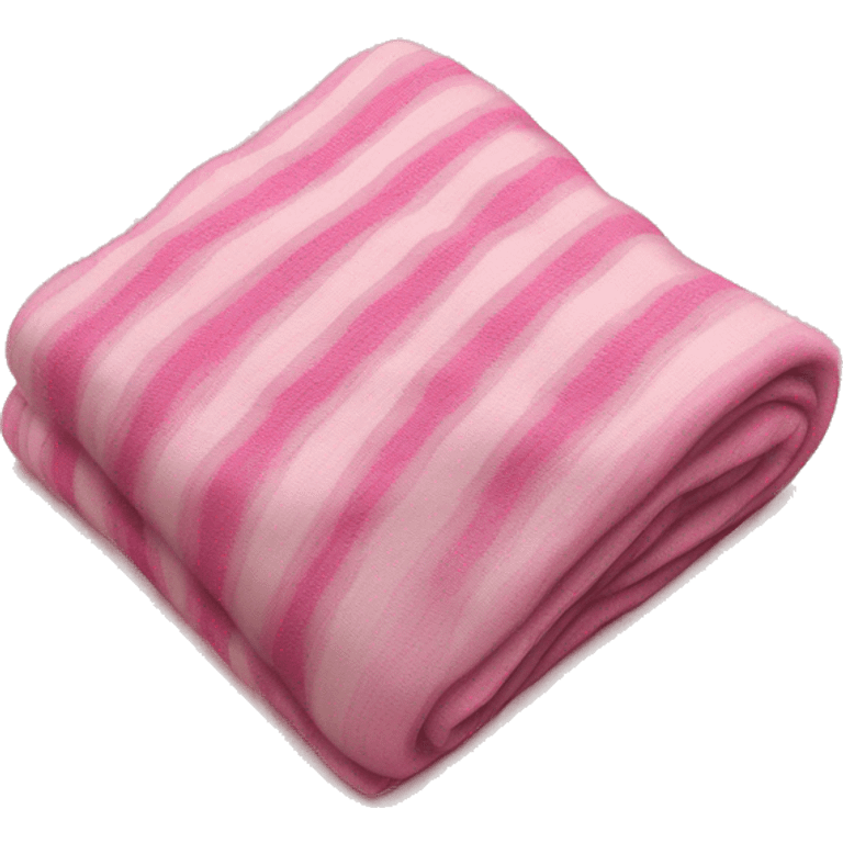 folded pink blanket emoji