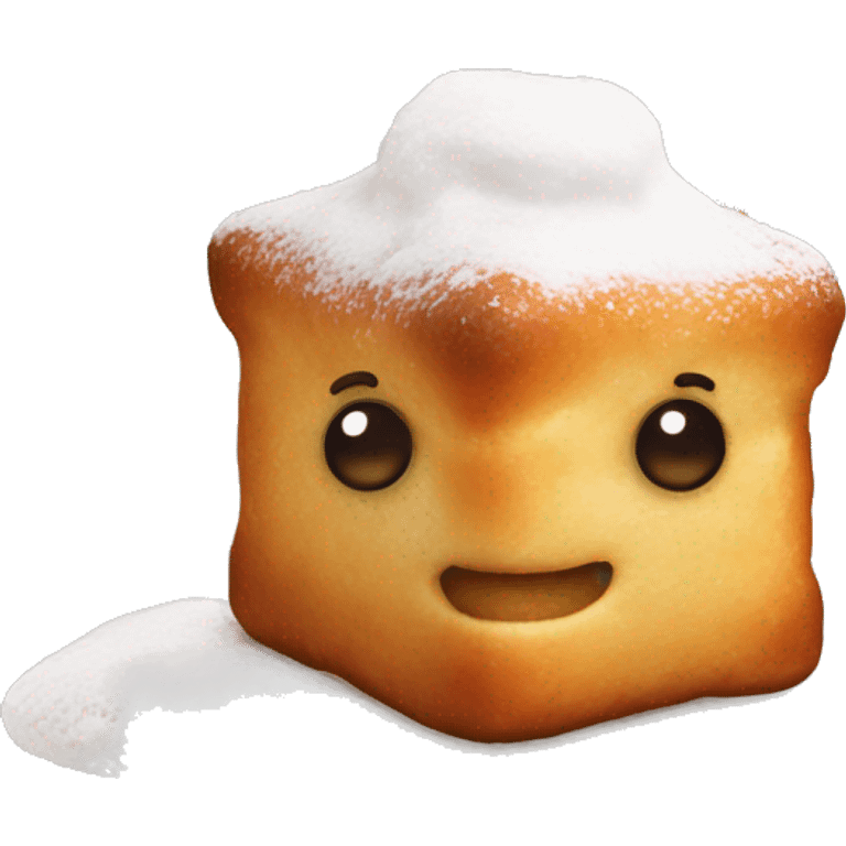 square beignets emoji