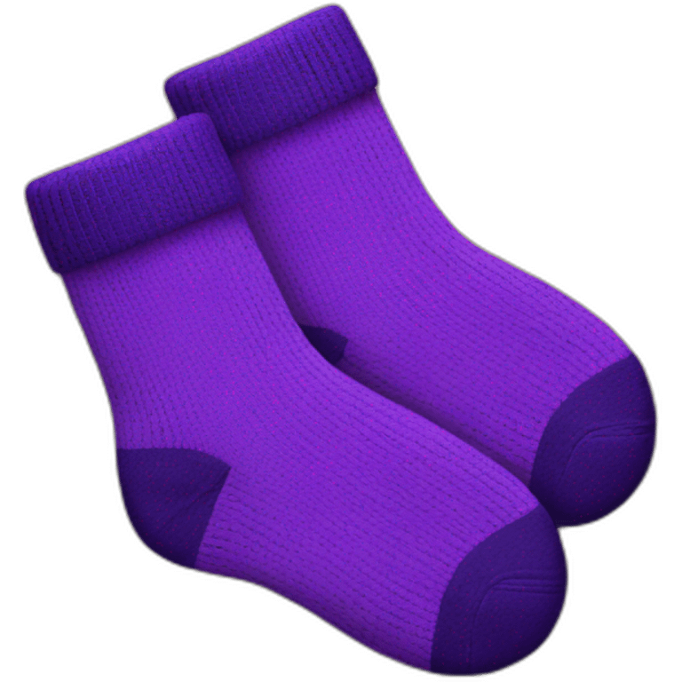 purple socks emoji