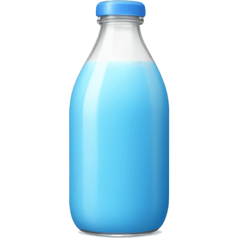 Blue Baby bottle milk  emoji