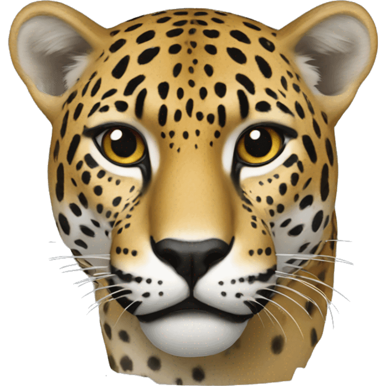 Jaguar apaixonado emoji