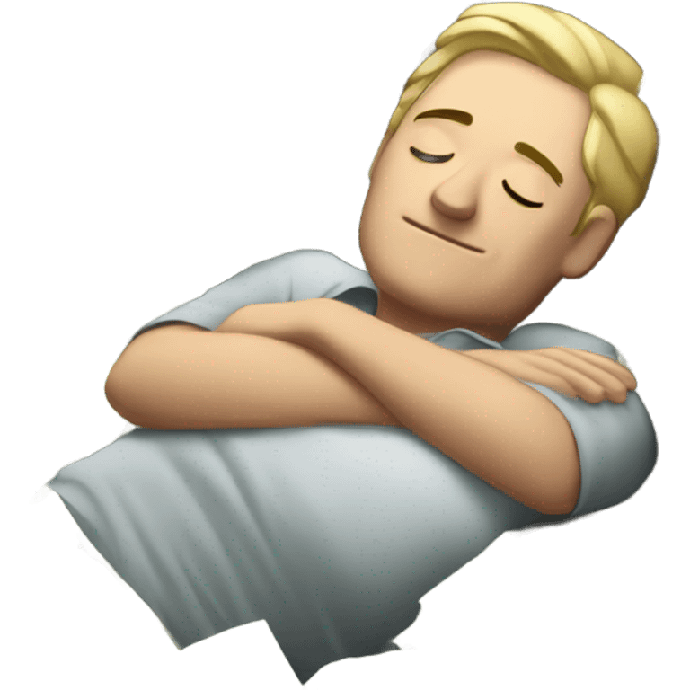 Sleeping on cash emoji