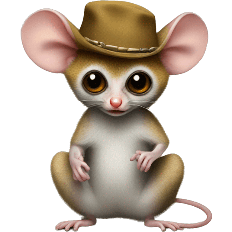 Pimp mouse lemur emoji