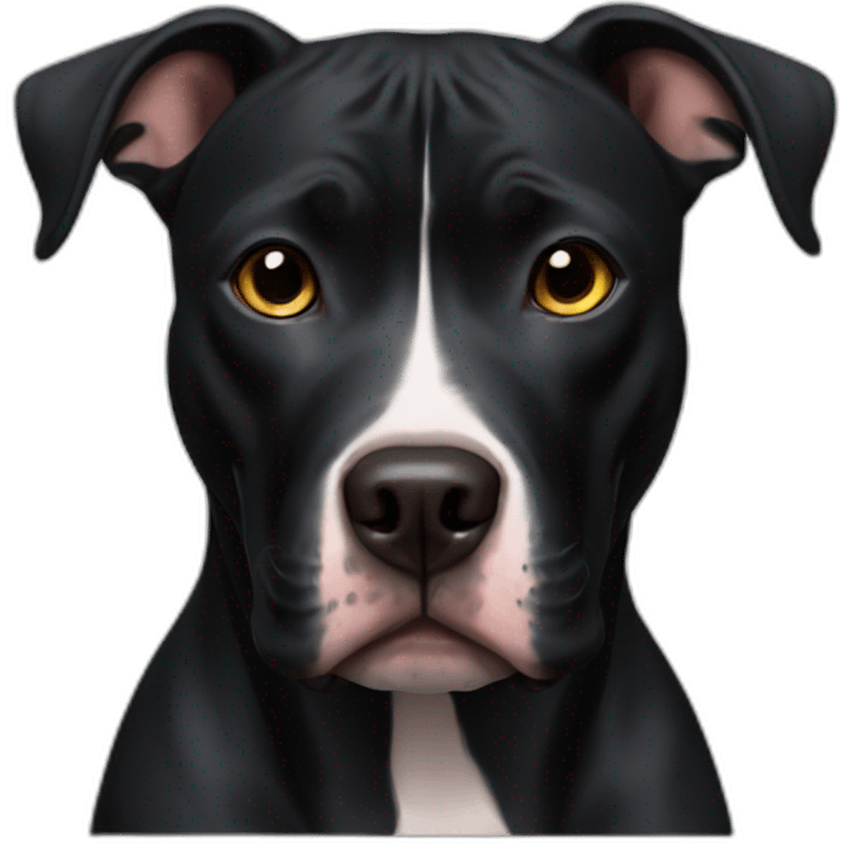 black pitbull emoji