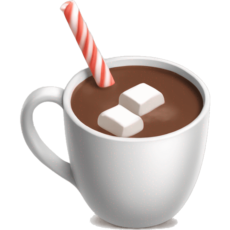 aesthetic hot cocoa with marshmallows emoji