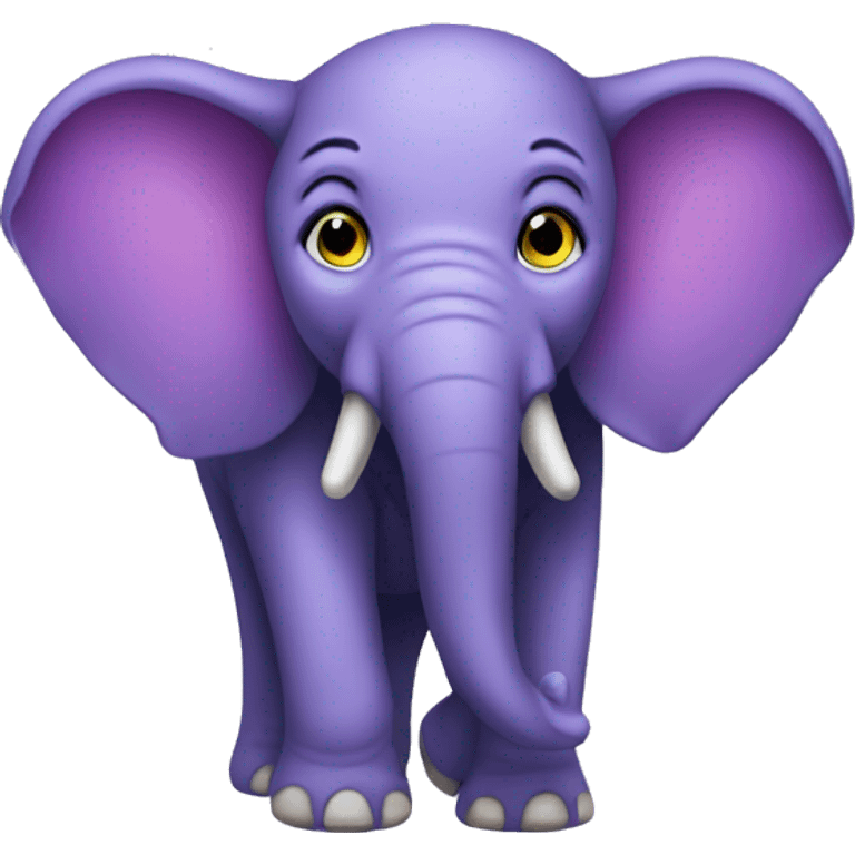 Purple elephant  emoji