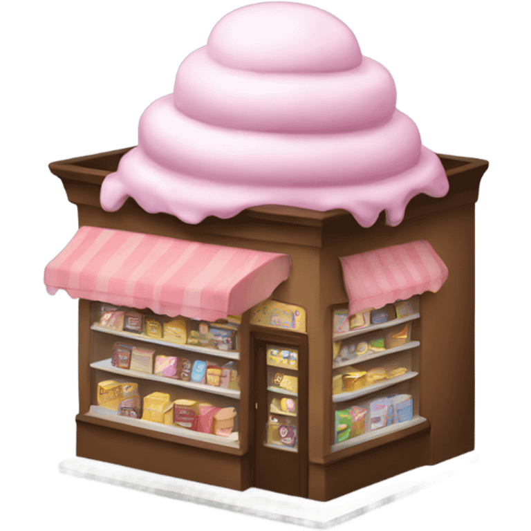 A bookstore that sells ice cream emoji