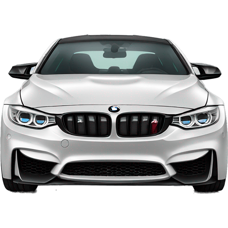 BMW m4 competition that says KLIPZ on the hood  emoji