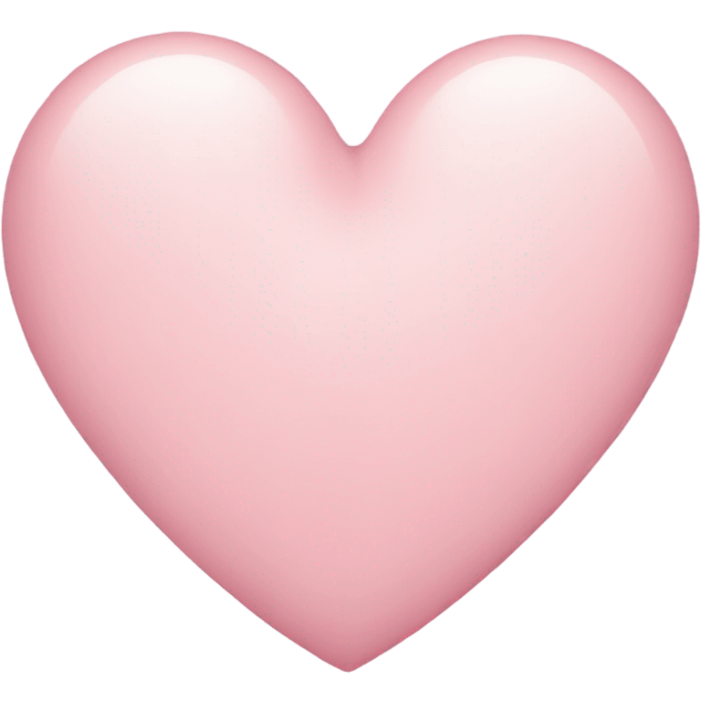 Pastel pink heart  emoji