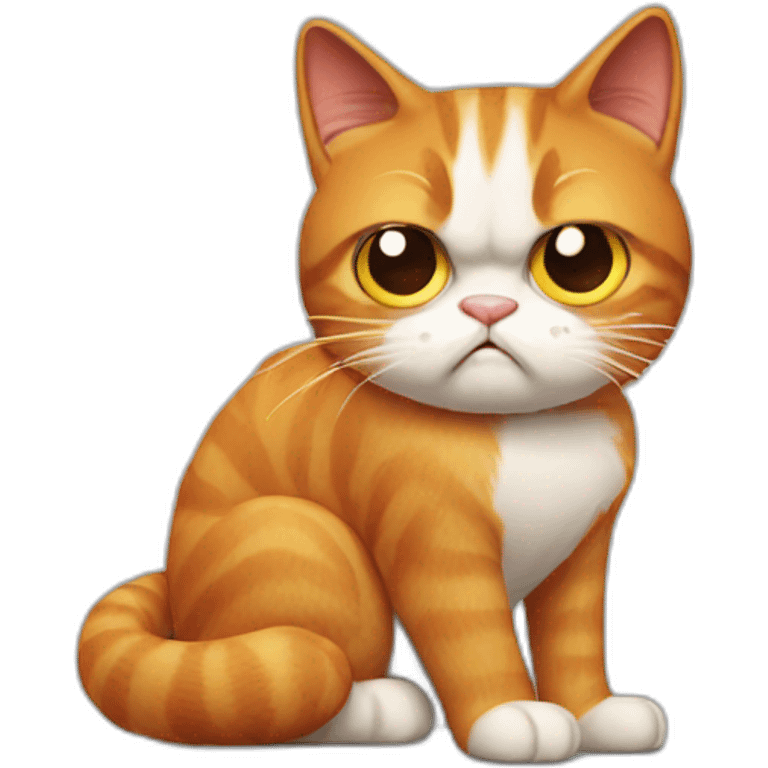 ginger grumpy cat emoji