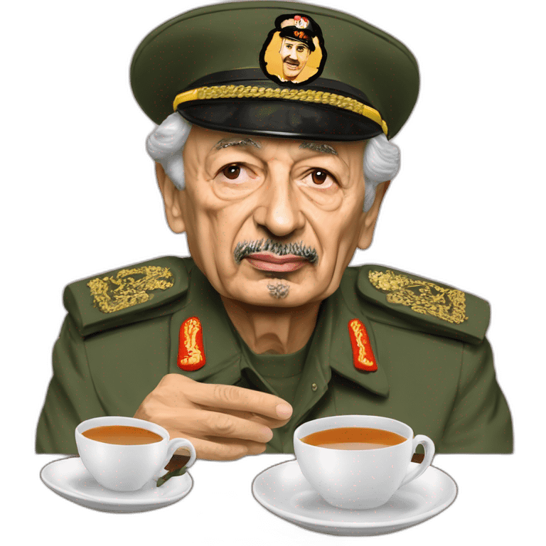 putin yasser arafat tea time emoji