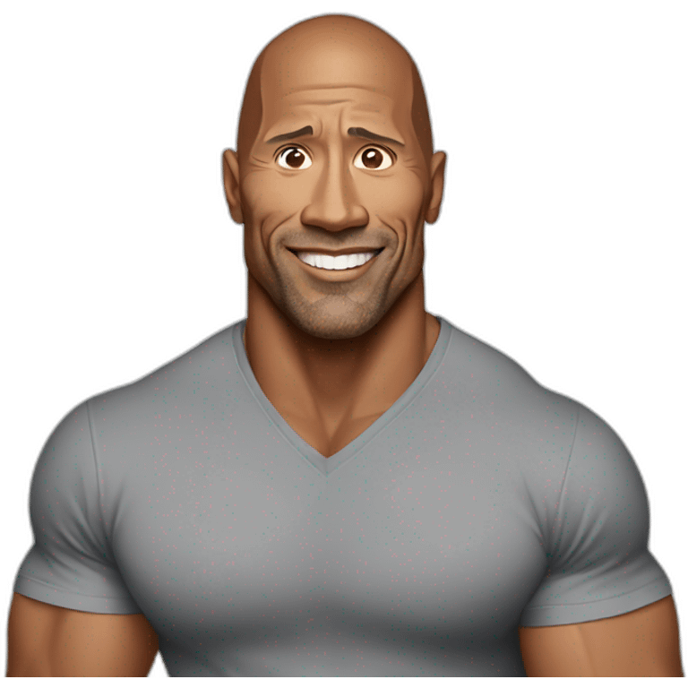 Dwayne Johnson emoji