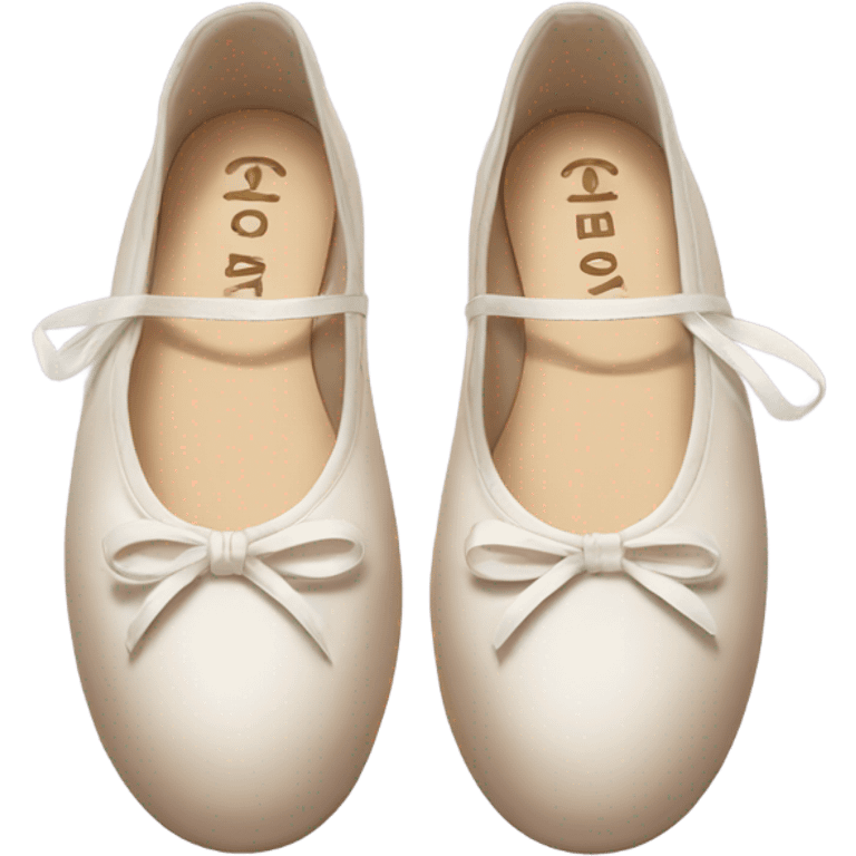 Chanel ballet flats emoji