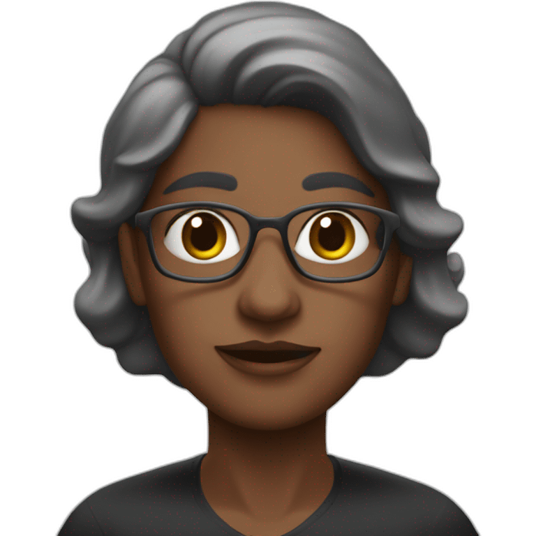 Gran rosa negra emoji