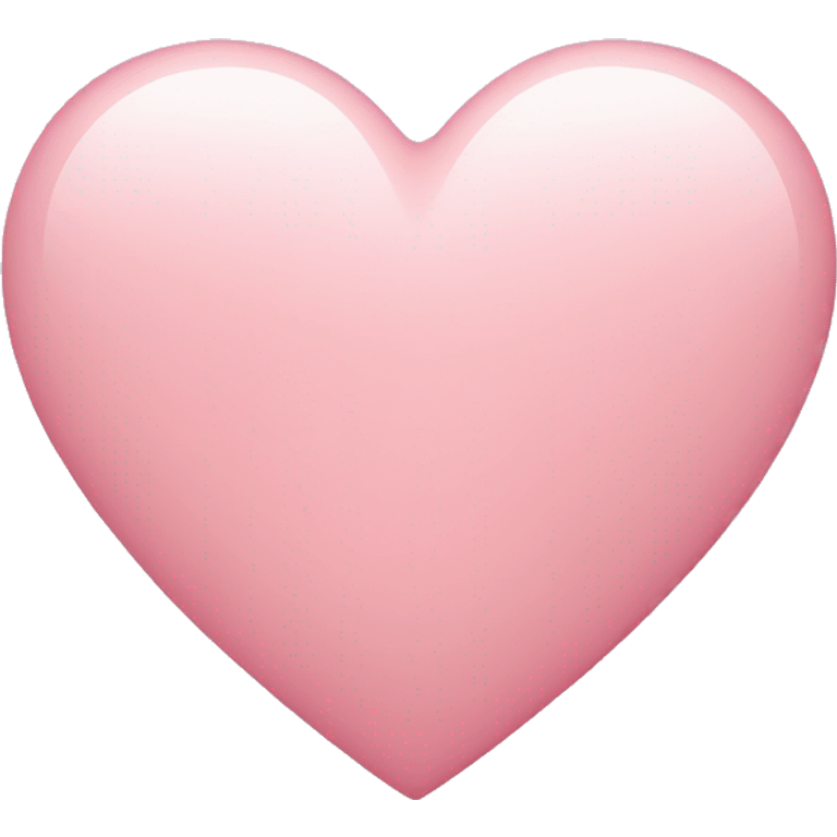 Light pink heart  emoji