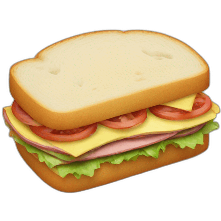 realistic sandwich emoji