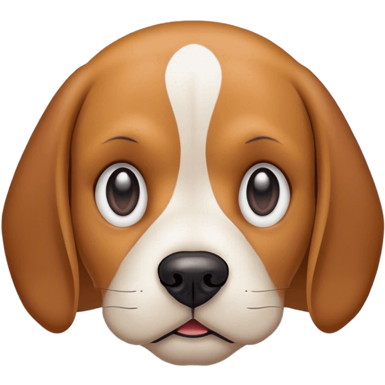 Beagle with an evil plan  emoji