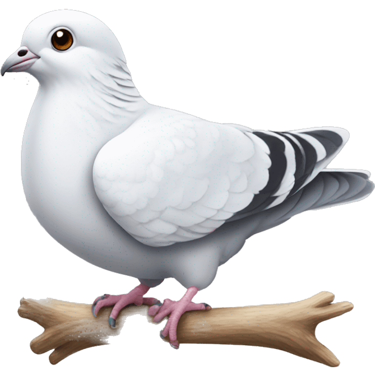 cute pigeon white  emoji