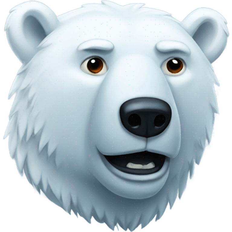 Cold Polar Bear emoji