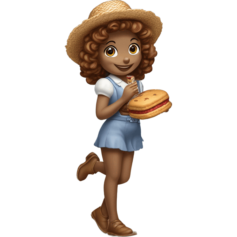 Little Debbie (Snack Cakes): Iconic-style Candid Likeness Pop Culture Character

A young girl with a friendly smile and a straw hat, Little Debbie embodies sweetness, warmth, and the comfort of snack time. emoji