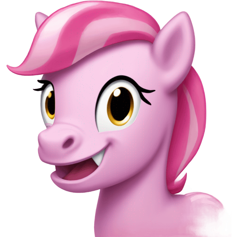 pinky pie from my little pony with sharp tee emoji