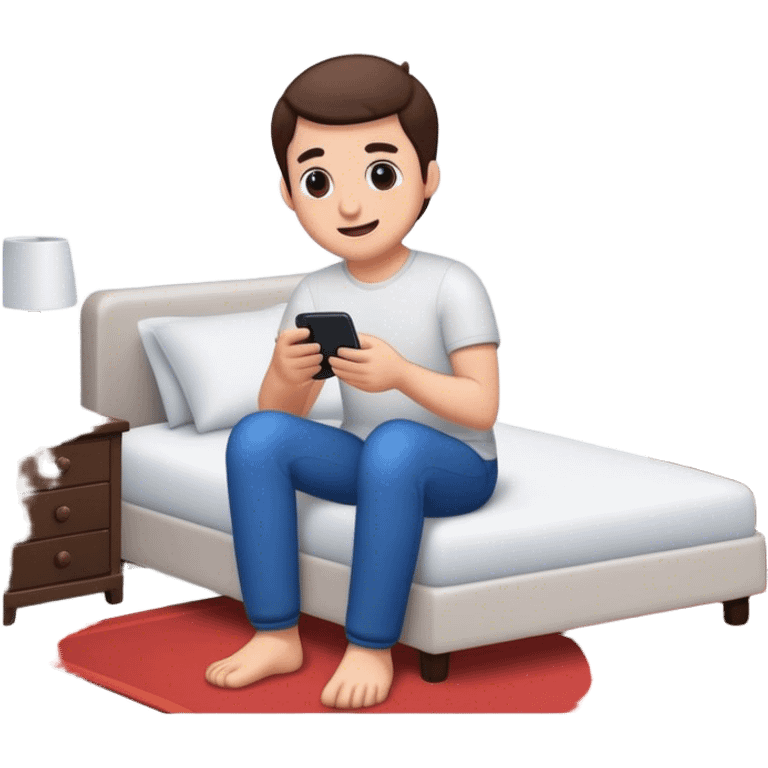 male enjoying indoors emoji