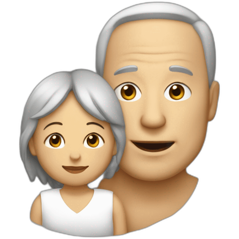 Une mère sur un père emoji