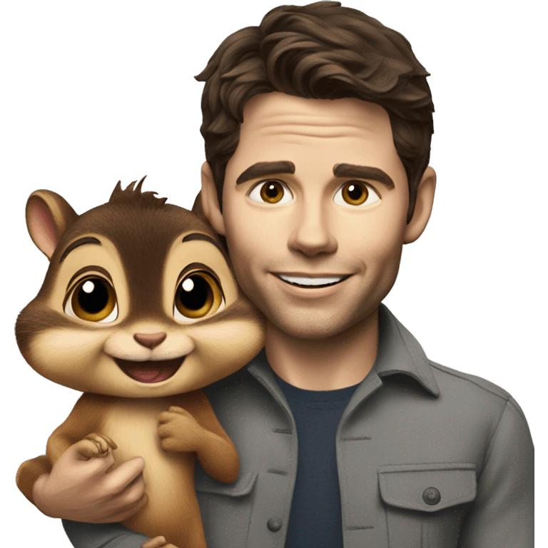 James marsden with chipmunk emoji