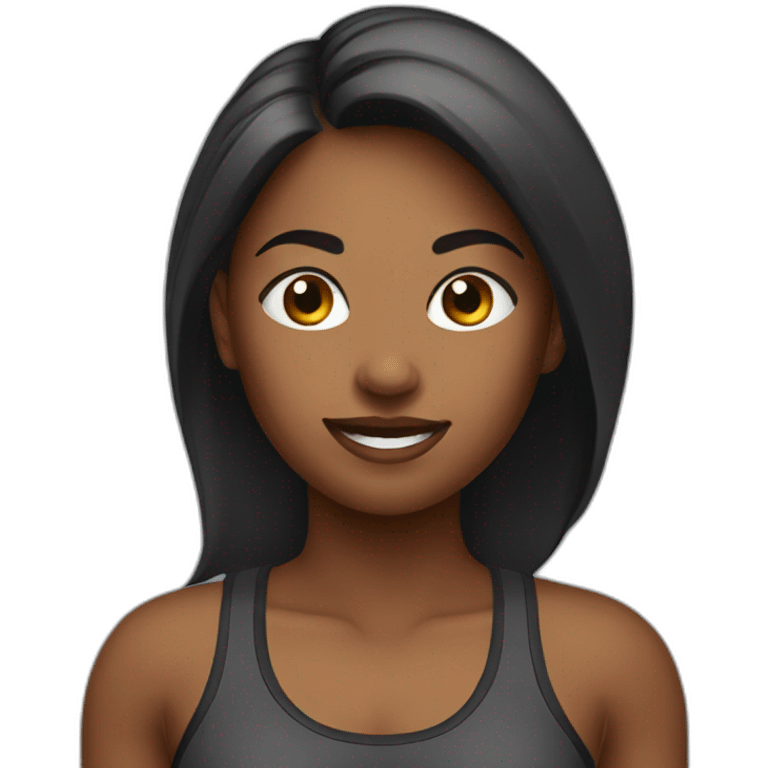 fitness girl emoji