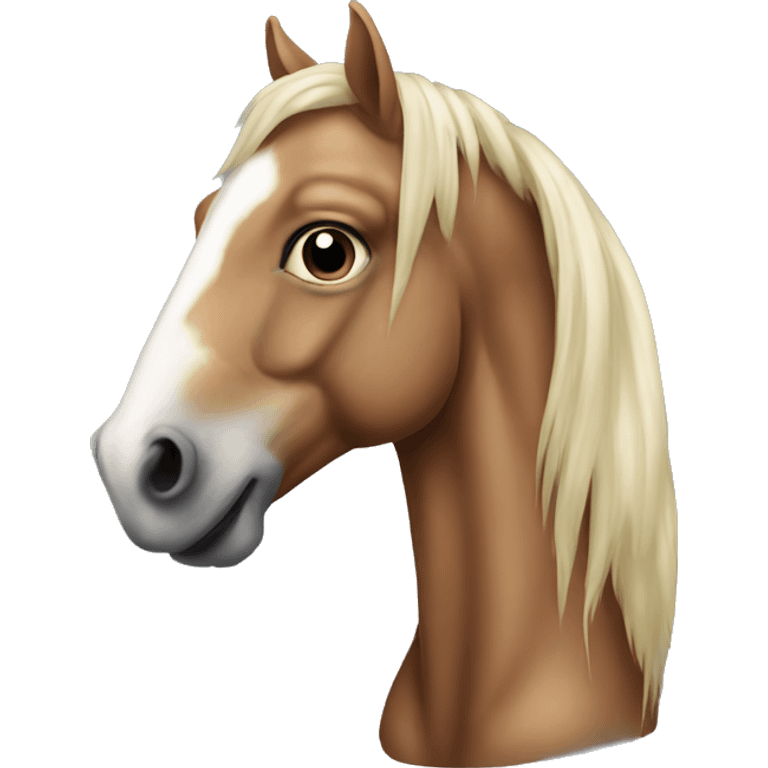 Horse with human head emoji