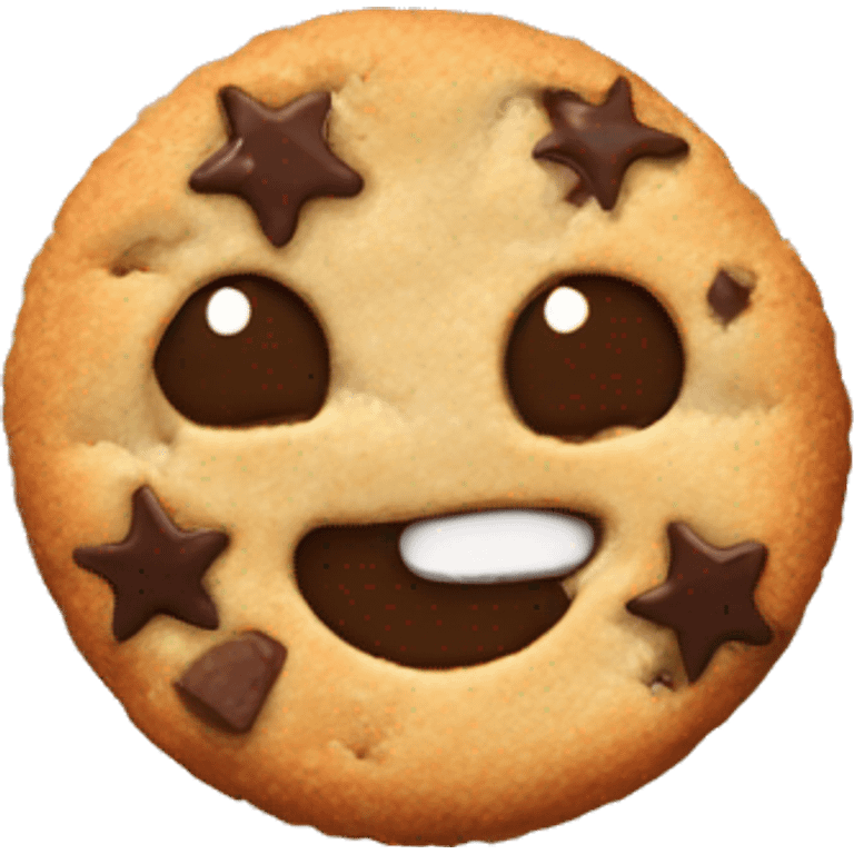 star eating a cookie  emoji