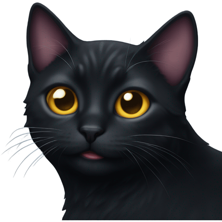 Supernova black cat emoji