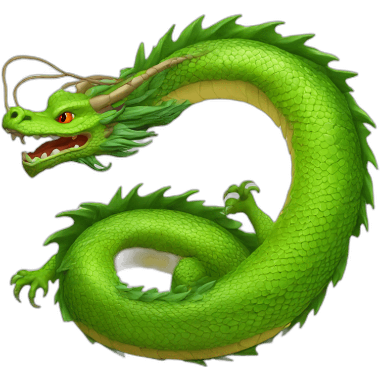 Chinese dragon Ouroboros emoji