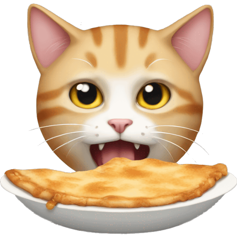 Hungry cat  emoji