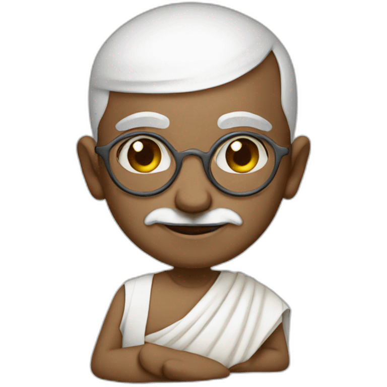 gandhi emoji