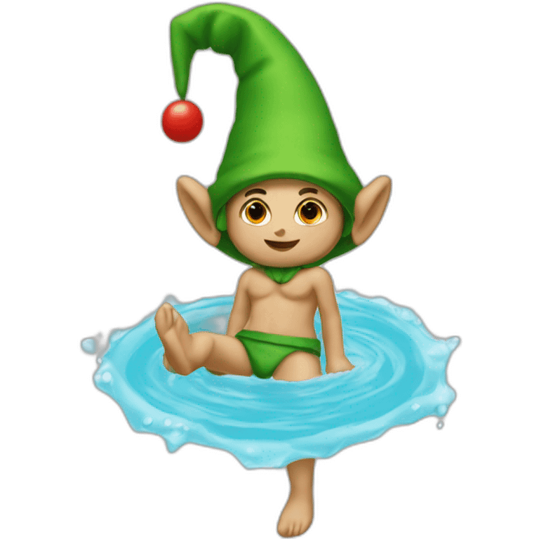 Lutin en maillot de bain  emoji