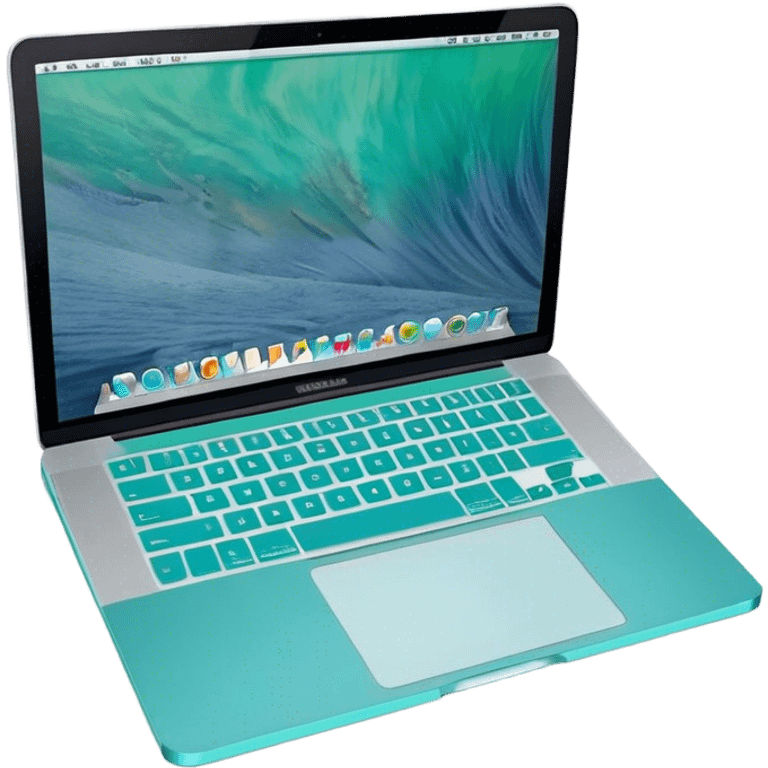 macbook Turquoise colors emoji