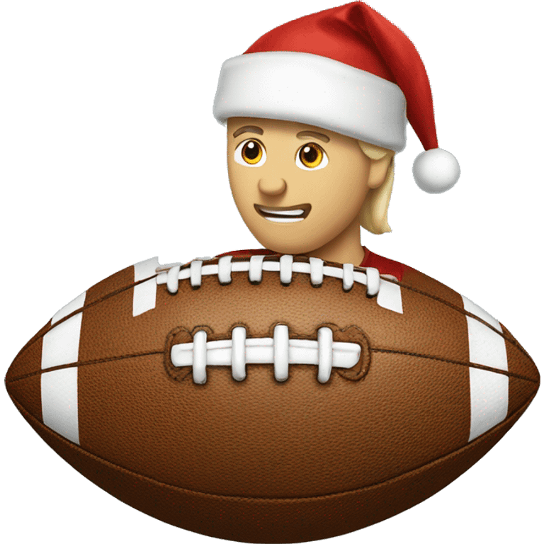 Christmas football emoji