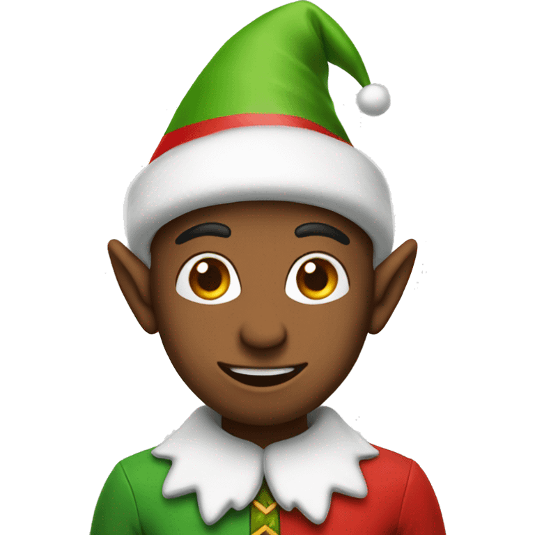 Christmas elf emoji