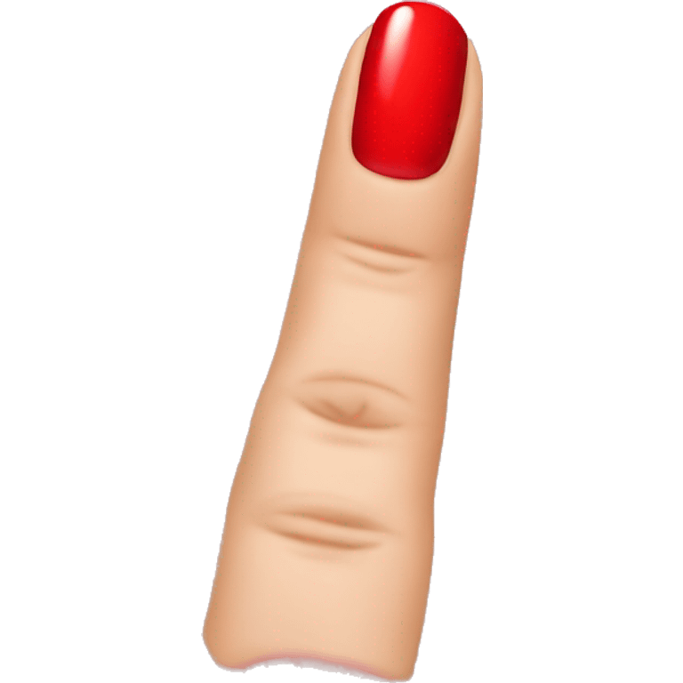 Red nail emoji