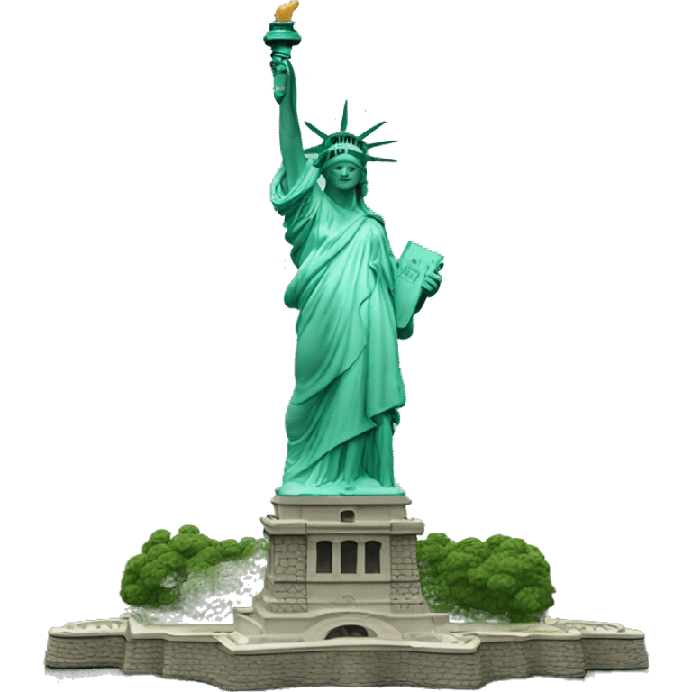 The Statue of Liberty emoji