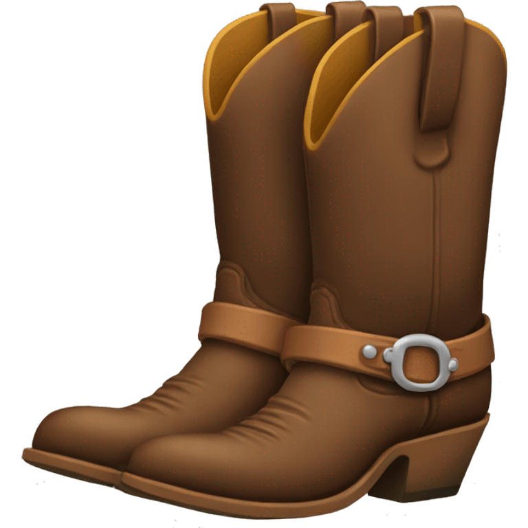 Cowboy boot emoji