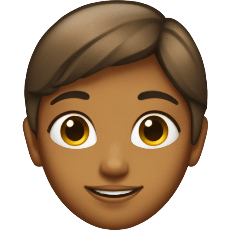 Tanned girl with golden retreiber emoji