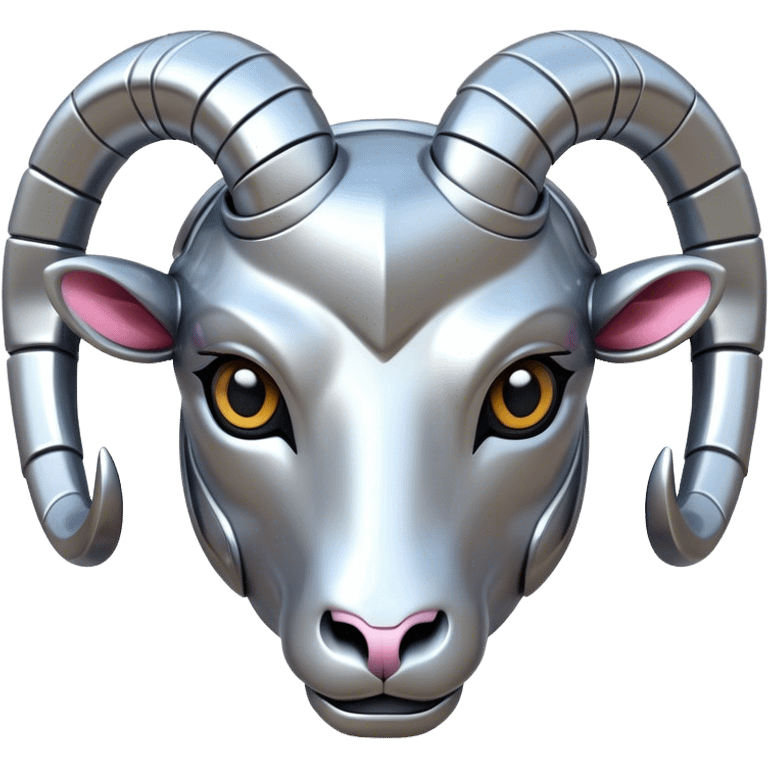 Futuristic Ram(Goat) head  emoji